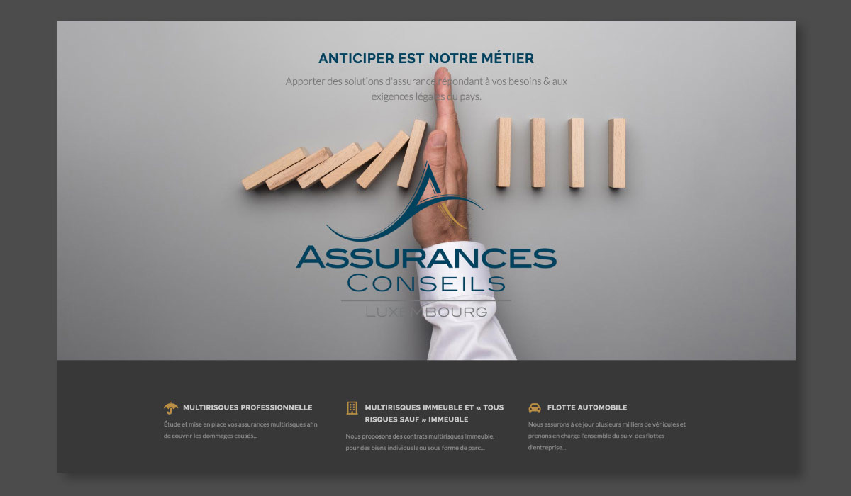 Website Assurances-conseils Luxembourg